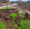 Σοβαρή καθίζηση στον δρόμο προς την Ιερά Μονή Τατάρνας 